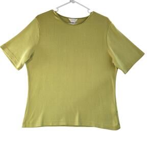 CJ Banks Women's Green Top Size XL